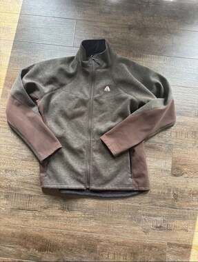 Nike ACG Zip Thermal Sweatshirt Women's Medium Brown All Conditions Gear